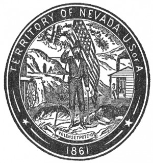 Seal for Territory of Nevada designed by Orion Clemens, Mark Twain's ...