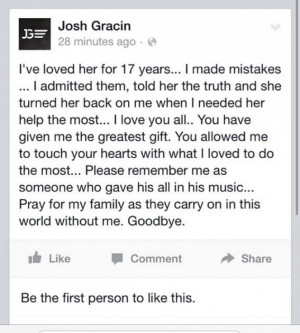 Update: Gracin has since been hospitalized and is on psychiatric hold ...