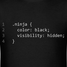 css coding ninja t shirts designed by the shirt yurt