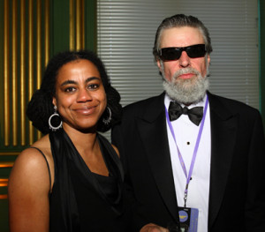 Suzan-Lori Parks and her husband, bluesman Paul Oscher, at the Banquet ...