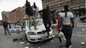 Baltimore Riot Police Car