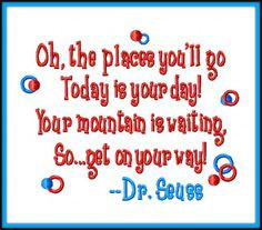 INSTANT DOWNLOAD Dr Seuss Saying Monogram Embroidery Oh The Places You ...