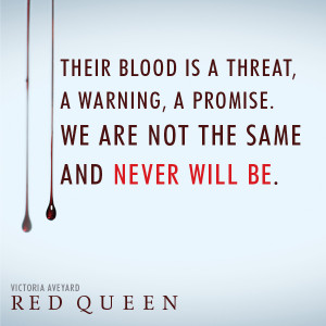 Their blood is a threat, a warning, a promise. We are not the same and ...