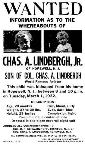 Lindbergh kidnapping - Wikipedia, the free encyclopedia