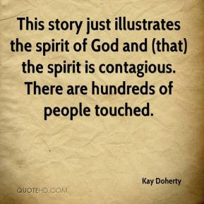 This story just illustrates the spirit of God and (that) the spirit is ...