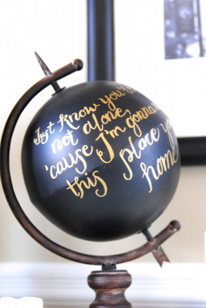 Finally, woo-hoo! A chalkboard globe for the ages. For, oh, at least $ ...