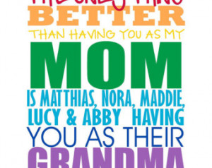Mother Grandma Nana Mom Nani Tia Au nt Subway Art Typography - Mothers ...