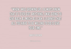 quote Darius Rucker when i was growing up i always 2 211108 png