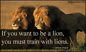 Motivational Quotes with Lions