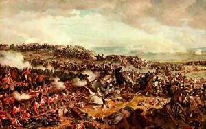The Battle of Waterloo by Felix Philippoteaux