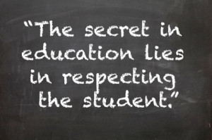 Education Quote - Respect