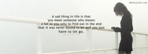 Sad Things In Life Quotes FB Cover