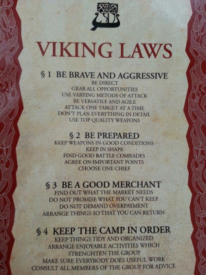 Gotta love Vikings. :)