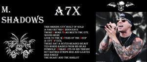 Displaying 18> Images For - Avenged Sevenfold Quotes...