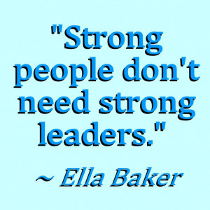 Ella Baker quote
