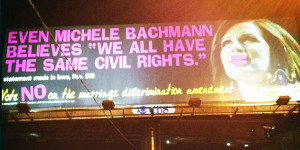 Guerrilla Girls Quote Michele Bachmann in Minnesota Pro-Same-Sex ...