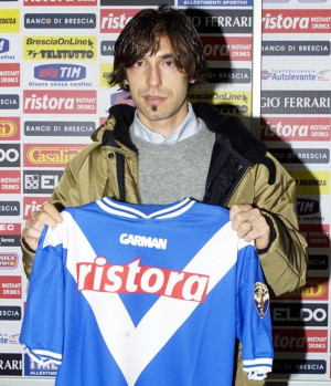 Pirlo re-signs for Brescia on loan from Inter while looking like the ...