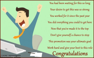 Congratulations for Job Promotion: Poems for Promotion at Work