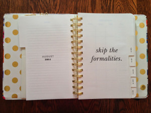 What do you think of the Kate Spade agendas?