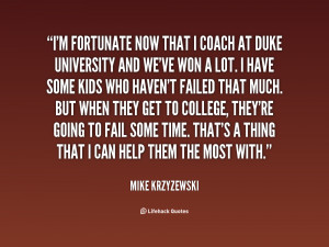 Coach Mike Krzyzewski Quotes