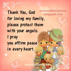Thank You, God for loving my family,