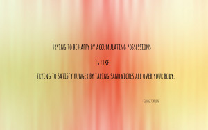 Trying to be happy... quote wallpaper