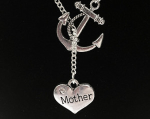 Mother Mom You Are My Anchor My Roc k Lariat Necklace ...