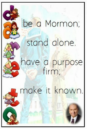 Words from President Thomas S. Monson - Dare to Stand Alone - The ...
