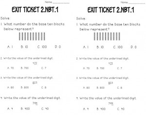 NBT 5 addition and subtraction Math tasks, exit tickets, I can ...
