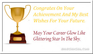 ... For Your Future.May Your Career Glow Like Glittering Star In The Sky