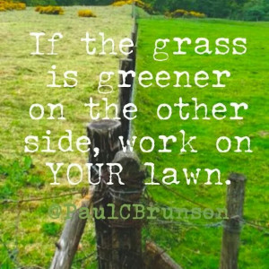 Work on your lawn