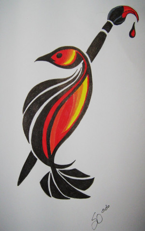Edm Tattoos Bird tattoo i by vermilionbird