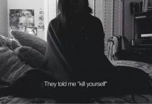 ... black and white, bullying, cutting, depressed, girl, save me, suicide