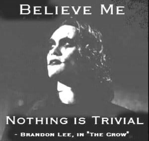 Brandon Lee. The Crow.Famous Quotes, Leeth Crows, Brandon Lee Th, Dust ...
