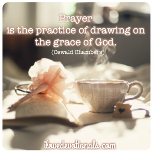 Oswald chambers quote on prayer