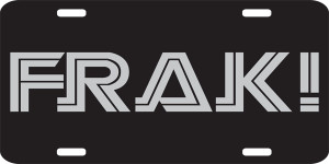 Frak! License Plate