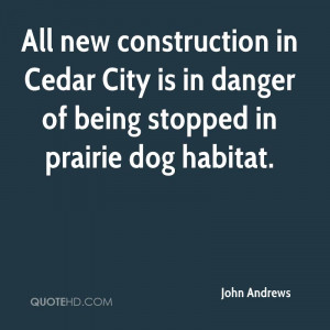 ... In Cedar City In Danger Of Being Stopped In Prairie Dog Habitat