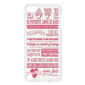 Bible Verse Case For Ipod 5th Generation Petercustomshop-ipod Touch 5 ...