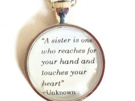 Sisterhood Quote Necklace by on Etsy, $12.00 This is for my girls. I'm ...