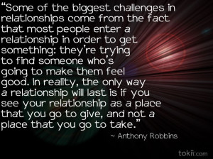 Relationships #love by Anthony Robbins