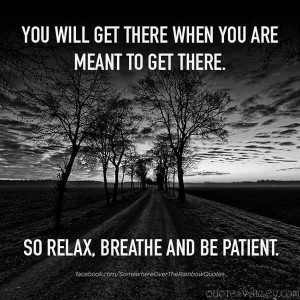 Taking it one day at a time