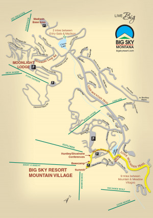 Big Sky Resort Map