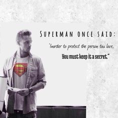 love this. Although Louis is Superman and Liam is Batman, this quote ...