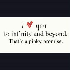 Pinky promise... More