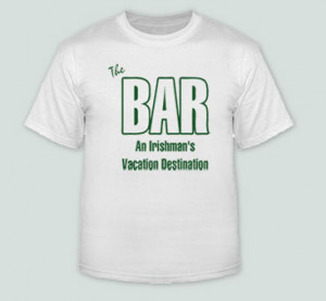 drink til shes irish funny t shirt green