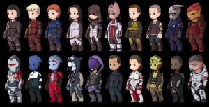 Meet the Mass Effect team. With special kudos to Ashley, Wrex, Garrus ...