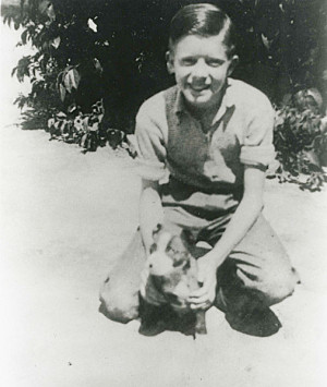 young jimmy carter with his dog bozo 1937 courtesy jimmy carter ...