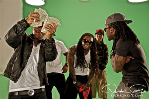 PICS: ON SET OF “HUSTLE HARD” REMIX ACE HOOD & LIL WAYNE