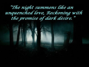 dark night, dark quote