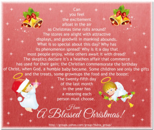 christian christmas blessings sayings